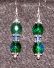 Emerald Ice Earrings by Wendy